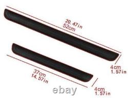 Boot+Door Premium Rubber Sill Step Guard Protectors suits TOYOTA d