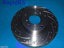 Disc Brake Rotors To Suit Toyota Landcruiser 200 Series 4.0 Performance Slotted