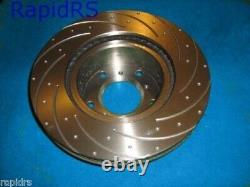 Disc Brake Rotors to suit Toyota Landcruiser 80 Series 1992-98 Slotted UPG REAR