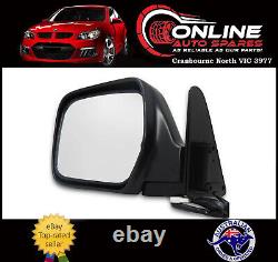 Electric Door Mirror LEFT Suit Toyota Landcruiser 80 Series BLACK rear view