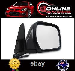 Electric Door Mirror RIGHT Suit Toyota Landcruiser 80 Series BLACK rear view