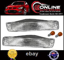 Front Bar + Guard Indicators Kit Suit Toyota Landcruiser 80 Series CLEAR flasher
