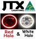 Jtx 7 Red White Headlights Suit Toyota Landcruiser Hzj75 70 73 75 78 79 Series
