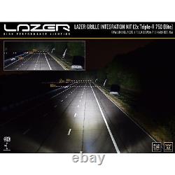 Lazer Grille Kit/Gen 2 Triple-R 750 Elite Lamps Suit Toyota Land Cruiser 200 15