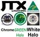 7ch Green/white Les Phares S'habillent Toyota Landcruiser Hzj75 70 73 75 78 79 Series