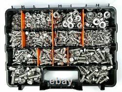 Kit de boulons en acier inoxydable 700 pièces pour Toyota Landcruiser Fj Bj 40,42,45,47,60,63,70,73.