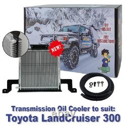 Kit de refroidisseur d'huile de transmission double de service intensif pour Toyota LandCruiser 300 Se