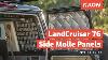 Panneaux Latéraux À Molette Pour Le Montage De La Toyota Landcruiser Lc76 Wagon Raccords U0026 Guide D'installation