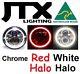 Rouge White Chr Halo 7 Les Phares S'habillent Toyota Landcruiser 40 43 45 47 60 Series